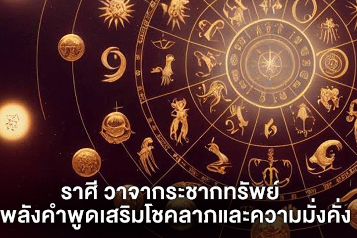 ราศี วาจากระชากทรัพย์ พลังคำพูดเสริมโชคลาภและความมั่งคั่ง